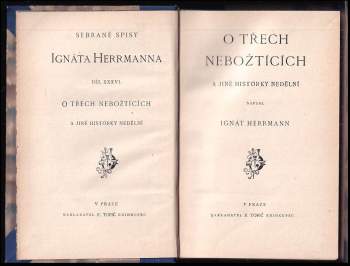 Ignát Herrmann: O třech nebožtících