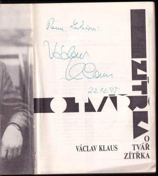 Václav Klaus: O tvář zítřka
