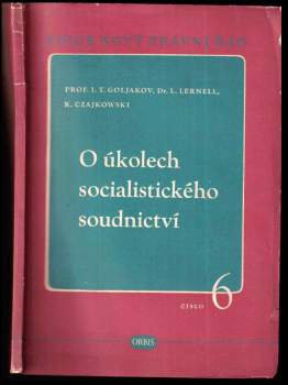 O úkolech socialistického soudnictví