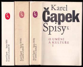 Karel Čapek: O umění a kultuře