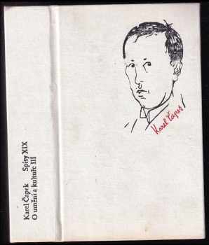 O umění a kultuře : III - Karel Čapek, L. I Gribovová (1986, Československý spisovatel) - ID: 600589