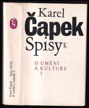 O umění a kultuře : I - Karel Čapek (1984, Československý spisovatel) - ID: 456263