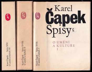 O umění a kultuře - Svazek 1 - 3 - Karel Čapek (1984, Československý spisovatel) - ID: 521865