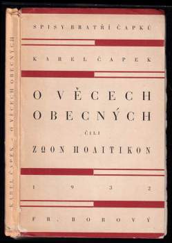 O věcech obecných, čili, Zoon politikon