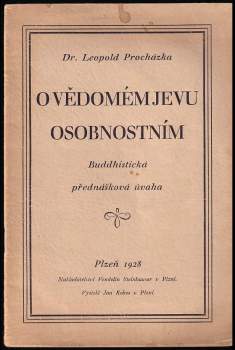 O vědomém jevu osobnostním