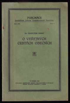 O veřejných cestách obecních