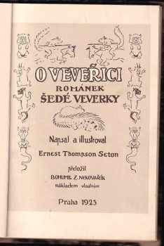 Ernest Thompson Seton: O veveřici