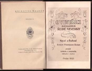 Ernest Thompson Seton: O veveřici