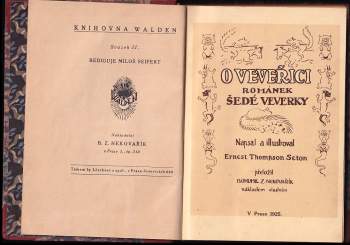 Ernest Thompson Seton: O veveřici