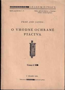 O vhodné ochraně ptactva