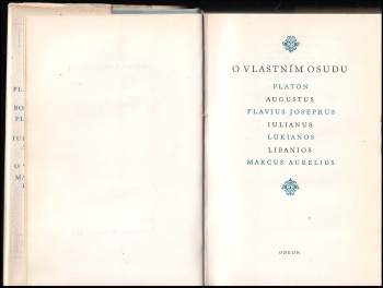 Platón: O vlastním osudu