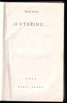 Hans Stuck: O vteřinu