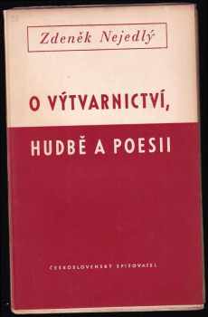 O výtvarnictví, hudbě a poesii