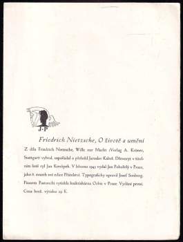 Friedrich Nietzsche: O životě a umění