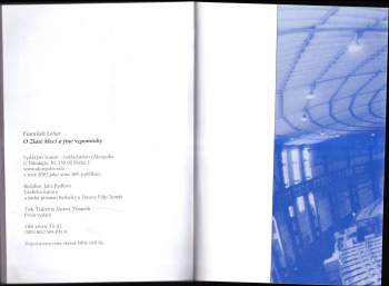 František Lehar: O Zlaté kleci a jiné vzpomínky