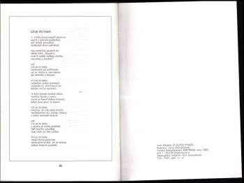 Ivan Mládek: O zlaté rybce