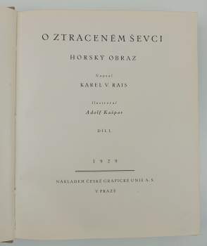 Karel Václav Rais: O ztraceném ševci