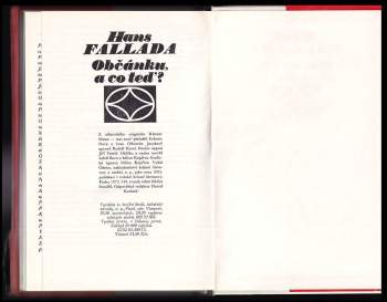 Hans Fallada: Občánku, a co teď?
