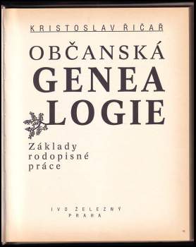 Kristoslav Řičař: Občanská genealogie