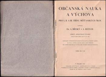 Klement David: Občanská nauka a výchova na podkladě kulturně-historickém