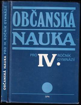 Občanská nauka pro 4. ročník gymnázií