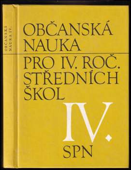 Občanská nauka pro IV. roč. středních škol