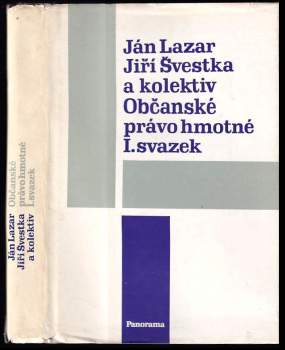 Jiří Švestka: Občanské právo hmotné I