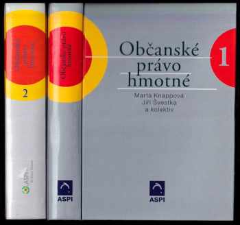 KOMPLET 2X Občanské právo hmotné + Občanské právo hmotné