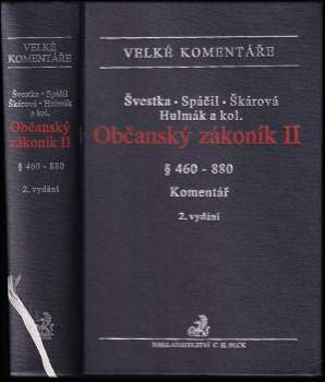 Jiří Švestka: Občanský zákoník II