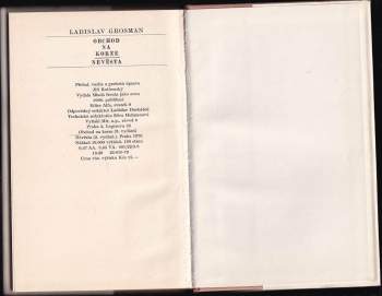 Ladislav Grosman: Obchod na korze ; Nevěsta