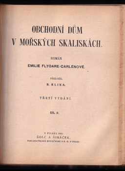 Emilie Flygare-Carlén: Obchodní dům v mořských skaliskách