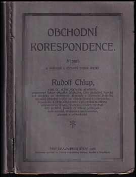 Rudolf Chlup: Obchodní korespondence