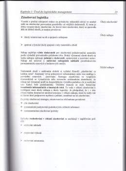 Marie Jurová: Obchodní logistika