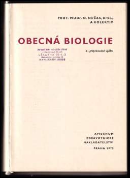 Oldřich Nečas: Obecná biologie