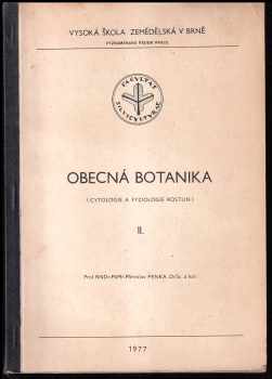 Miroslav Penka: Obecná botanika