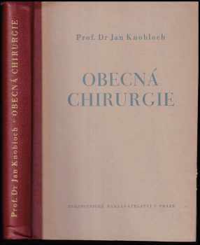 Jan Knobloch: Obecná chirurgie