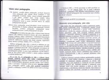 Drahomíra Holoušová: Obecná pedagogika