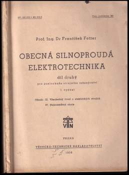 Obecná silnoproudá elektrotechnika