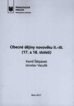 Obecné dějiny novověku II.-III