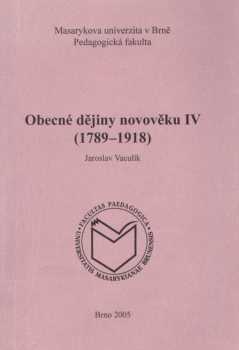 Obecné dějiny novověku IV