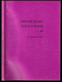 Obecné dějiny státu a práva