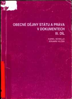 Obecné dějiny státu a práva v dokumentech