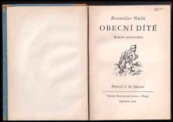 Branislav Nušić: Obecní dítě