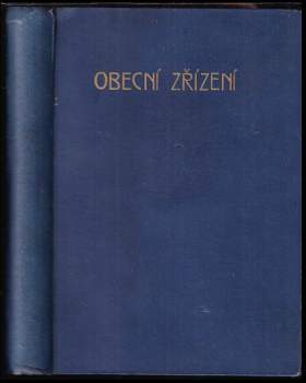 Obecní zřízení (řád) v Čechách, na Moravě a ve Slezsku