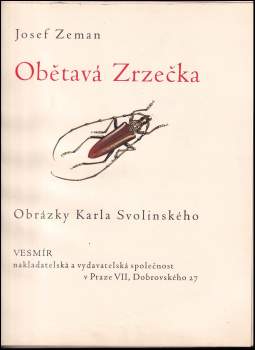 Josef Zeman: Obětavá Zrzečka