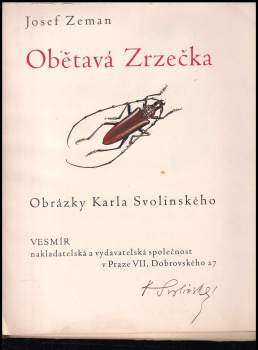 Josef Zeman: Obětavá Zrzečka