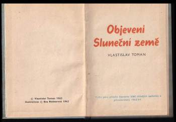 Vlastislav Toman: Objevení Sluneční země