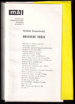 Vojtěch Zamarovský: Objevení Tróje