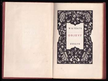 W. B Yeats: Objevy