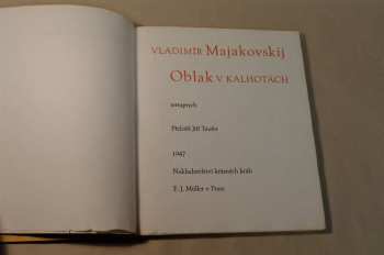 Vladimir Vladimirovič Majakovskij: Oblak v kalhotách